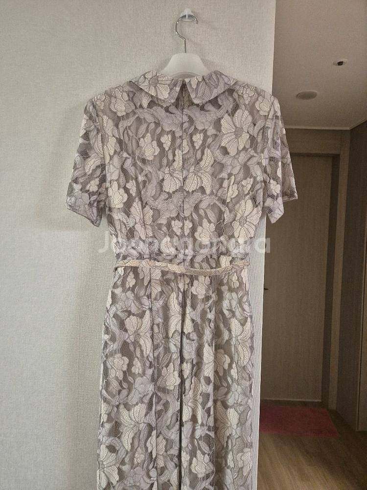 JULIY&CALLA 레이스 원피스 그레이--7