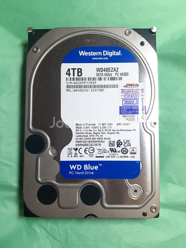 외장하드 WD Blue HDD 4TB USB3.0--9