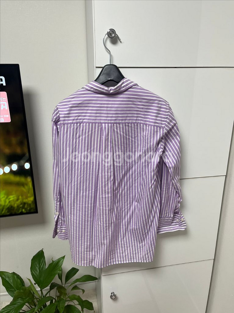 유니클로 스트라이프 셔츠 S--3