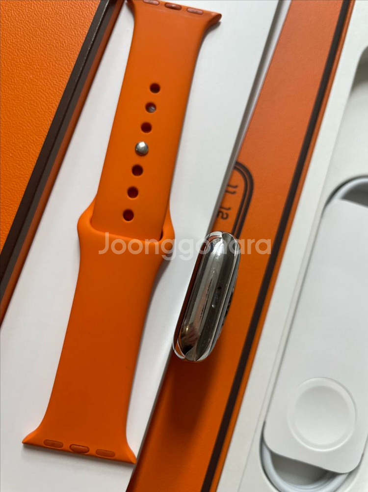 애플워치8에르메스 41mm 실버 SS급--4