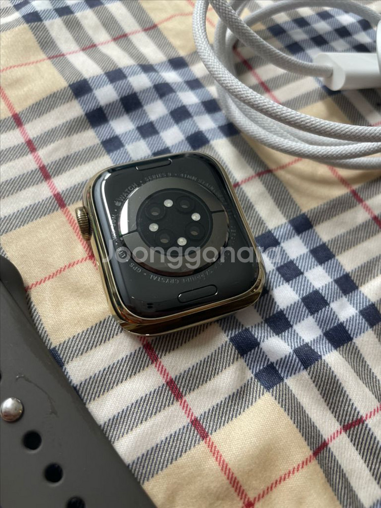 애플워치9스테인리스 41mm S급--2