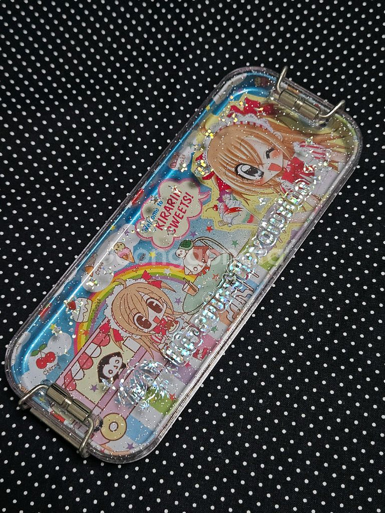 라라의스타일기 글리터 메이드 철제필통 틴케이스 미소녀--0