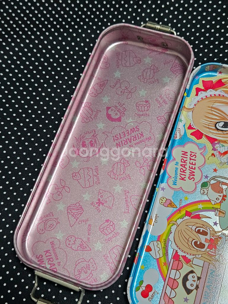 라라의스타일기 글리터 메이드 철제필통 틴케이스 미소녀--6