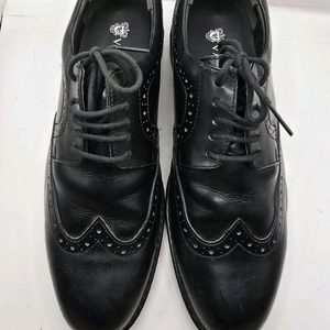 VACCI 남성 블랙 윙팁 구두 270