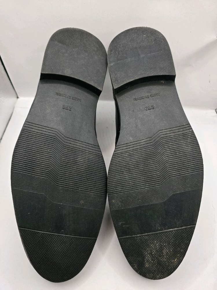 VACCI 남성 블랙 윙팁 구두 270--4