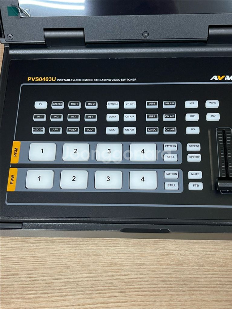 AVMATRIX 4채널 라이브 비디오 스위처--4