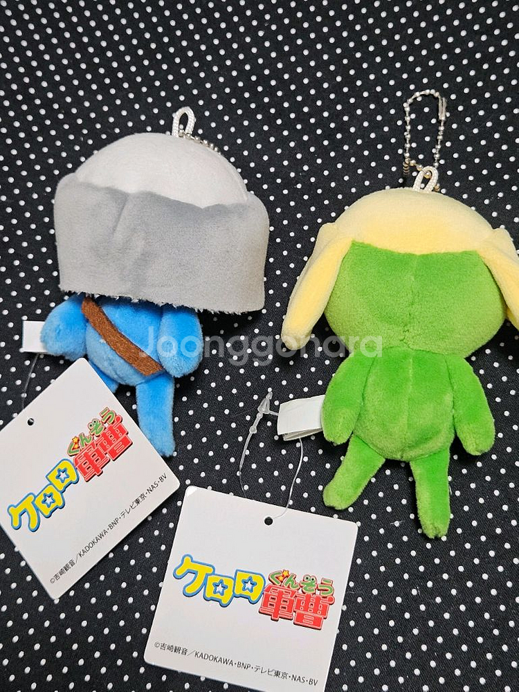 개구리중사케로로 구형 9cm 마스코트 인형 누이구루미--1