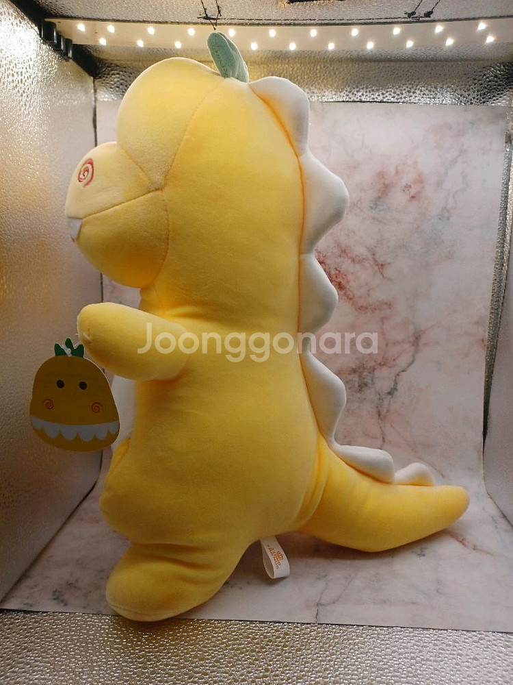 짱오락실 파스텔 공룡인형(노랑) 35cm--2