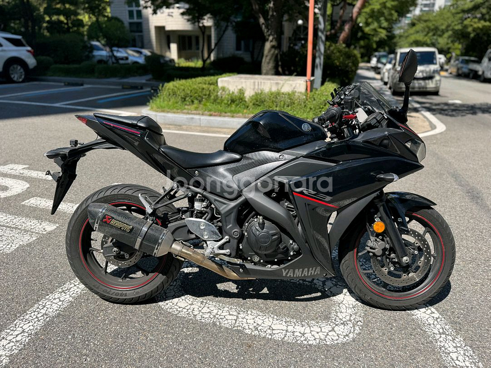 야마하 yzf r3 18년 풀배기 블박튜닝 팝니다--2