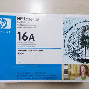 HP Q7516A/AC 레이저젯 정품 미개봉 토너