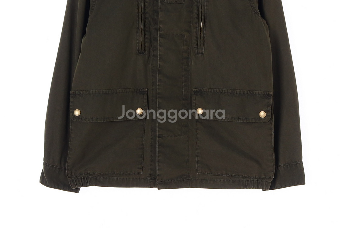 [XS]쟈딕앤볼테르 카키 야상 사파리 헌팅 재킷 워크자--2