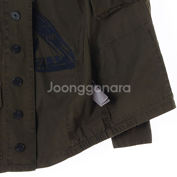 [XS]쟈딕앤볼테르 카키 야상 사파리 헌팅 재킷 워크자--3