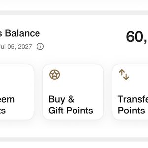 메리어트 포인트 양도 60,170 이번주까지 50