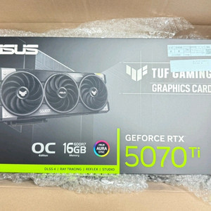 ASUS TUF RTX 5070Ti 미개봉 그래픽카드