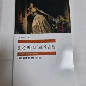 민음사 <젊은 베르테르의 슬픔>