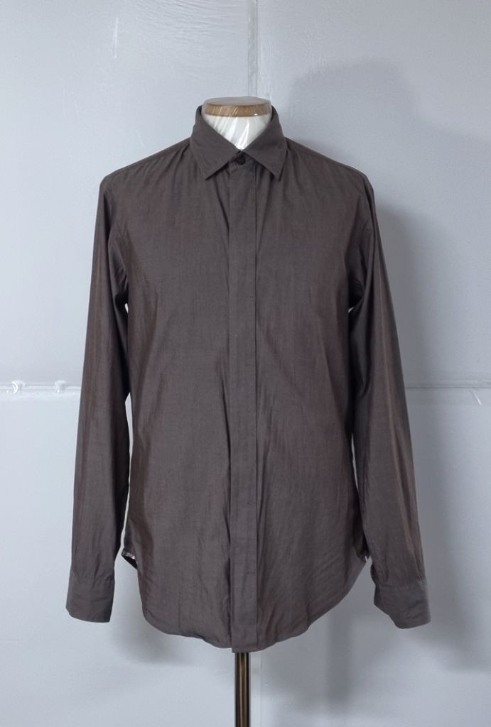 95)에르메네질도 제냐 스포츠Baumwolle긴팔셔츠--0