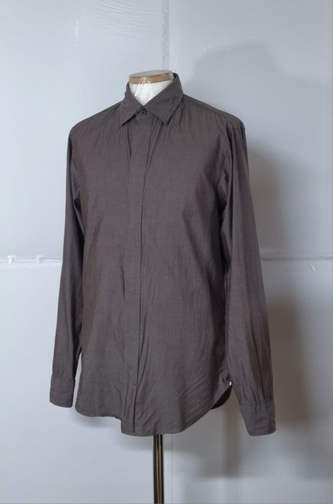 95)에르메네질도 제냐 스포츠Baumwolle긴팔셔츠--1