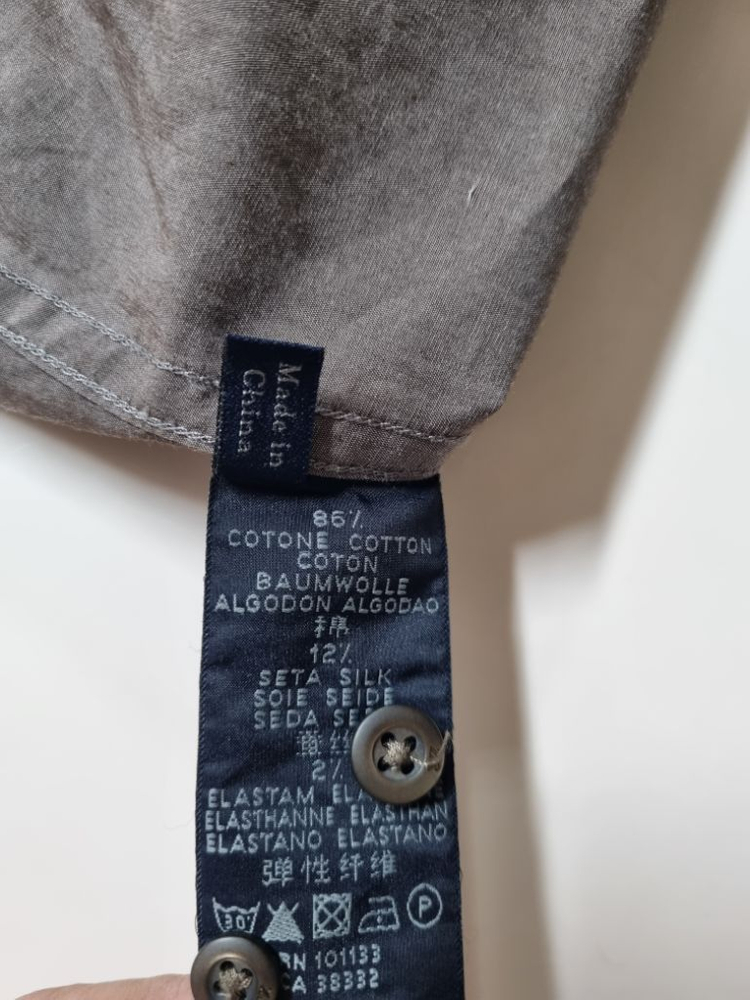 95)에르메네질도 제냐 스포츠Baumwolle긴팔셔츠--4