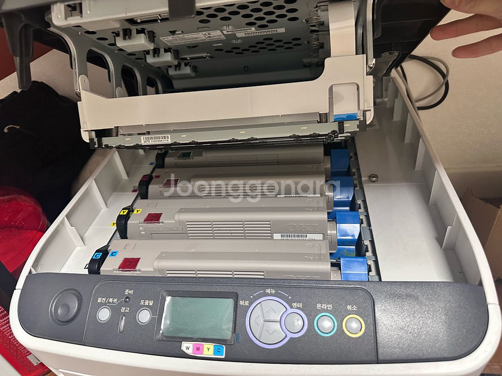 열전사 백색토너 OKI ES6412 유리컵 전사 프린터--1