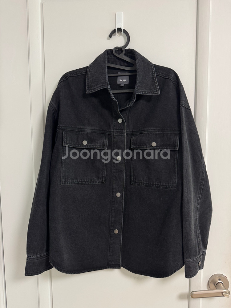 자주 루즈핏 데님자켓--0