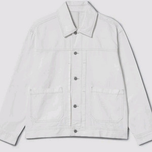 남자 데님 워크자켓 아이보리 재킷2xl 110에잇세컨즈