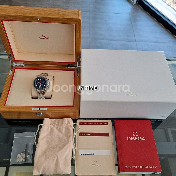 오메가 씨마스터 크로노 세라믹 41.5mm 청판--8