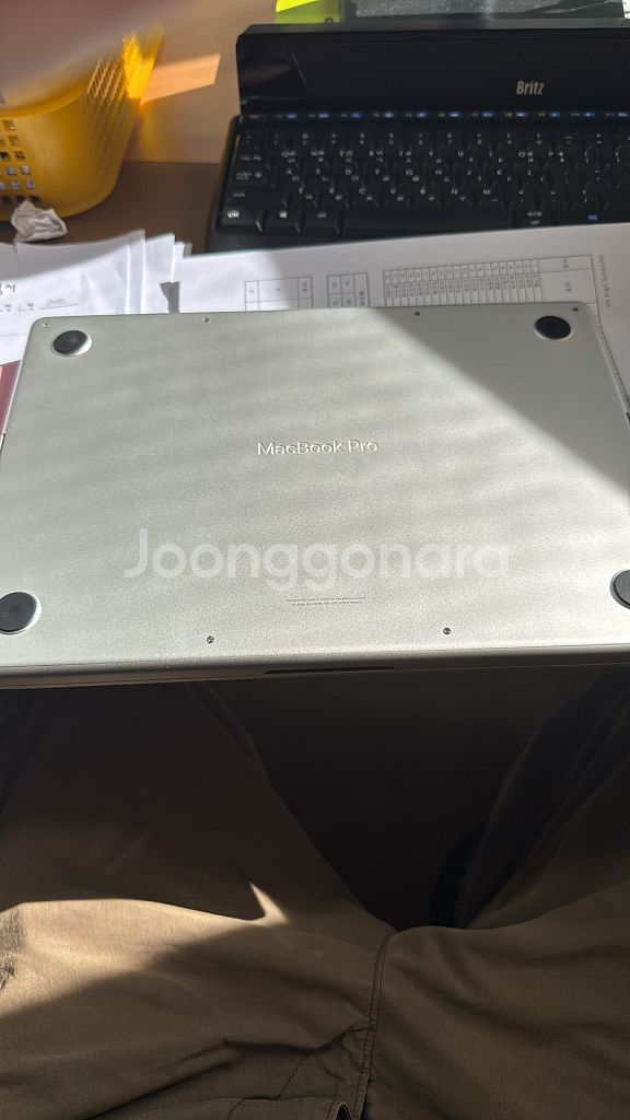 m2pro 맥북 프로 14인치 512G 실버 풀박스--6