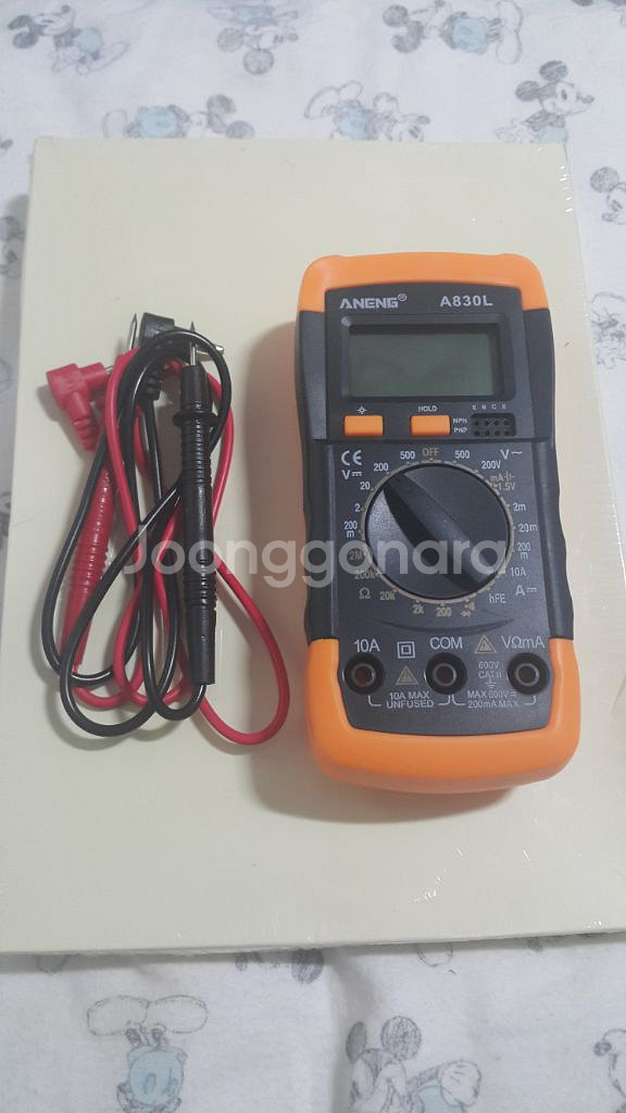 테스터기 AC DC 볼트 V 배터리 단선 측정 멀티미터--0