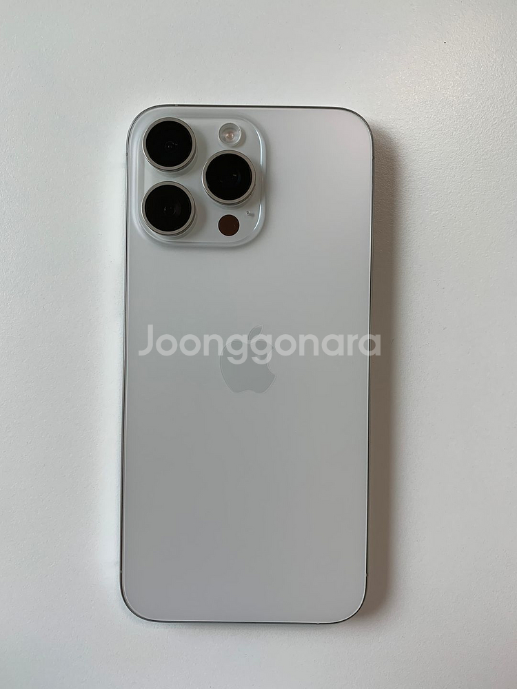 아이폰15 pro max 화이트티타늄 256GB--0