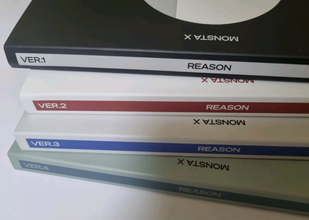 몬스타엑스 리즌 개봉앨범 4종 세트 이미지