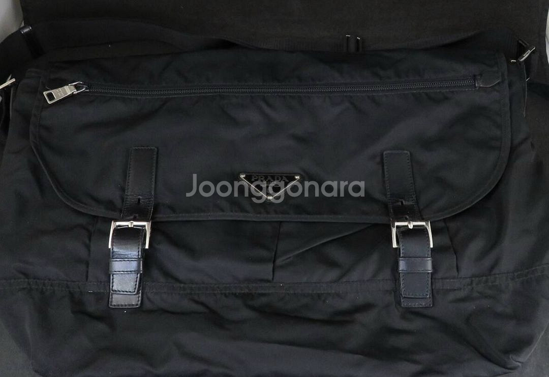 프라다 리나일론 메신저백--0