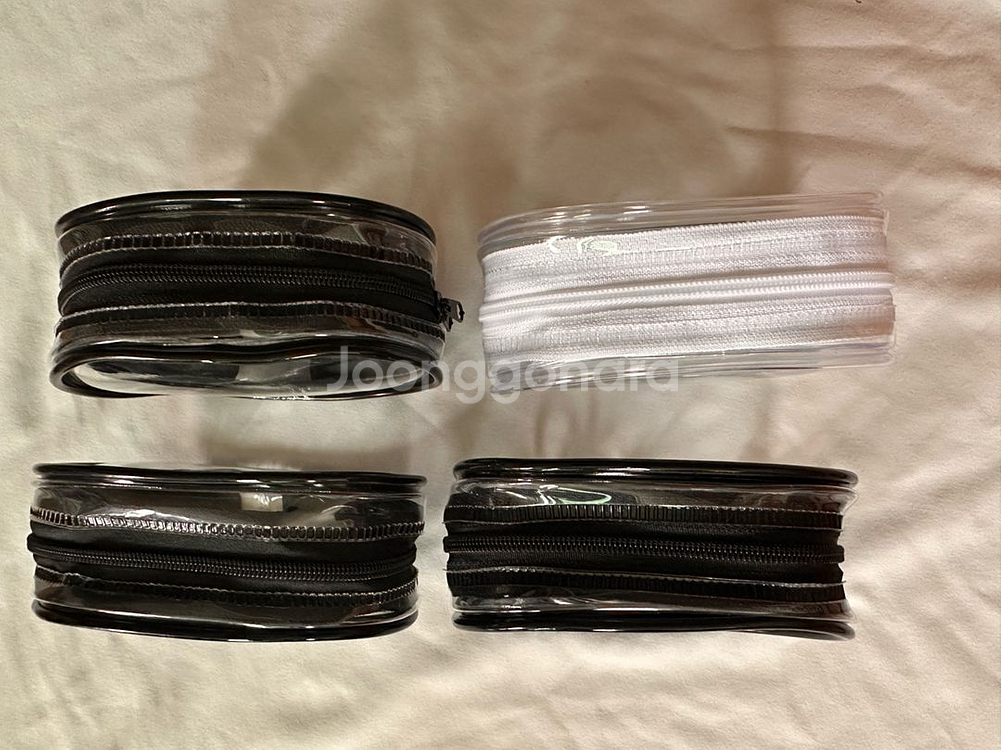 투명 파우치 키링 새상품--1