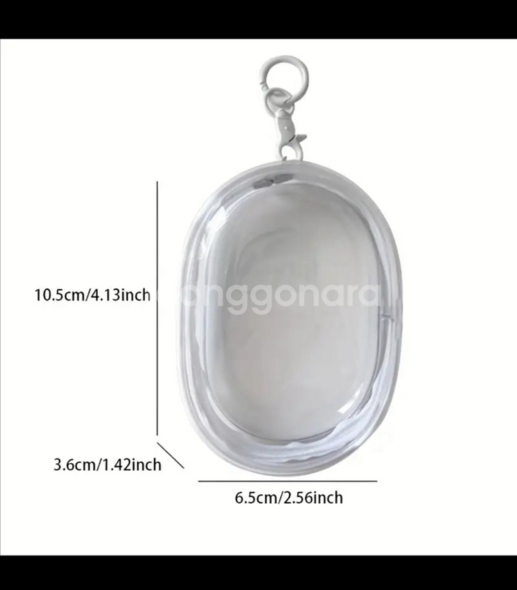 투명 파우치 키링 새상품--2