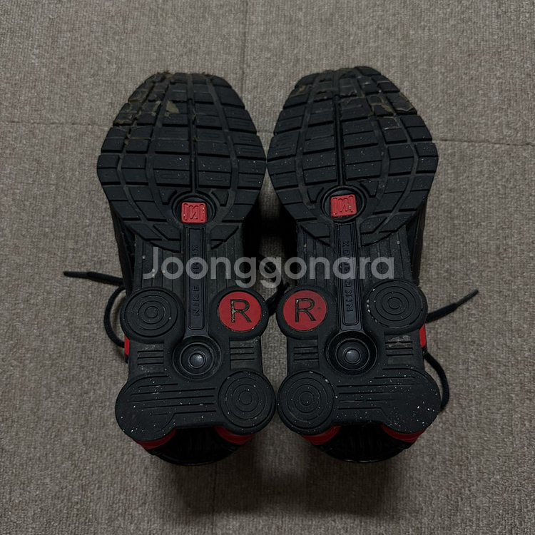 마틴로즈 나이키 샥스 MR4 블랙 260(W9 M7.5--4