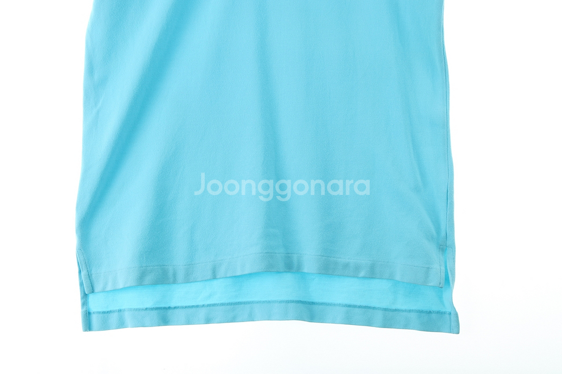 (L-XL) 폴로 랄프로렌 반팔 카라 티셔츠 하늘색--3