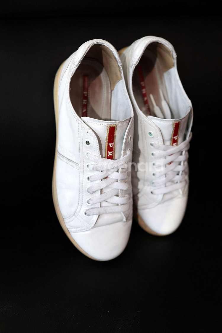 (정품) PRADA 프라다 로우탑 스니커즈 265--3