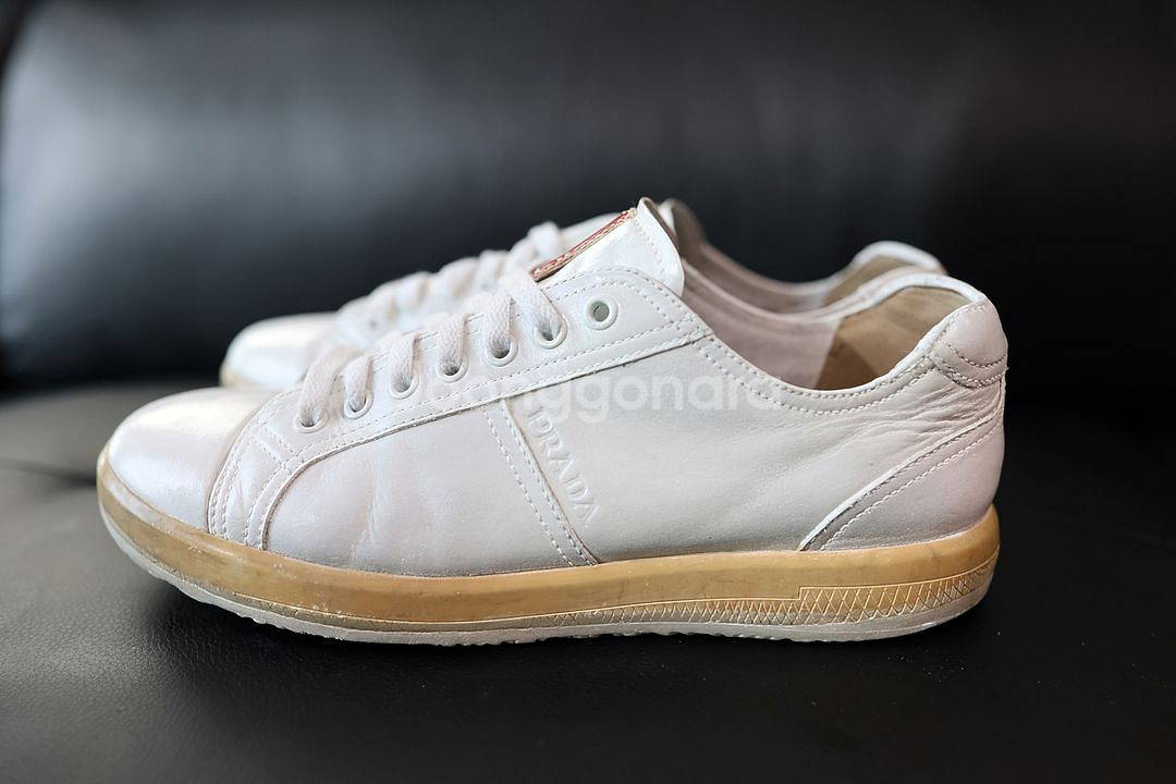 (정품) PRADA 프라다 로우탑 스니커즈 265--4