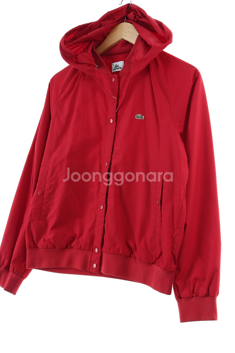 W(M) 라코스테 집업 바람막이 점퍼자켓 레드 블루종--0