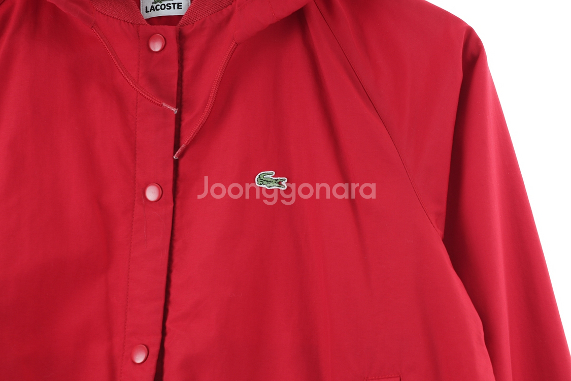 W(M) 라코스테 집업 바람막이 점퍼자켓 레드 블루종--4