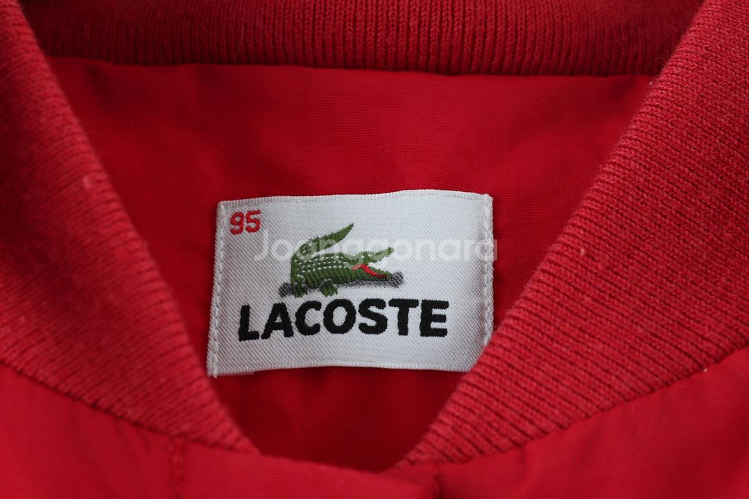 W(M) 라코스테 집업 바람막이 점퍼자켓 레드 블루종--5