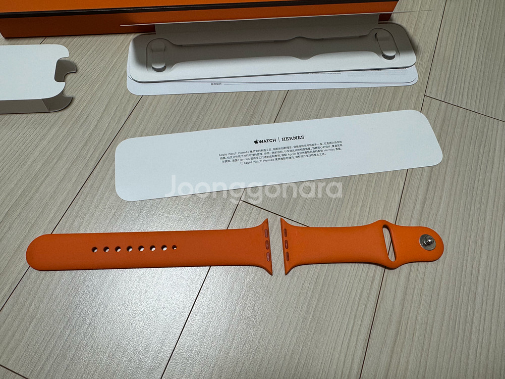 애플워치 7 - Hermes Silver 45mm--9