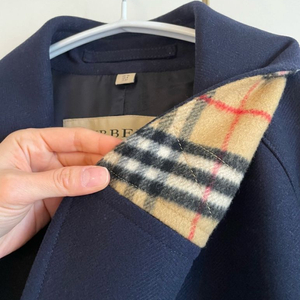 BURBERRY 버버리 코트 네이비