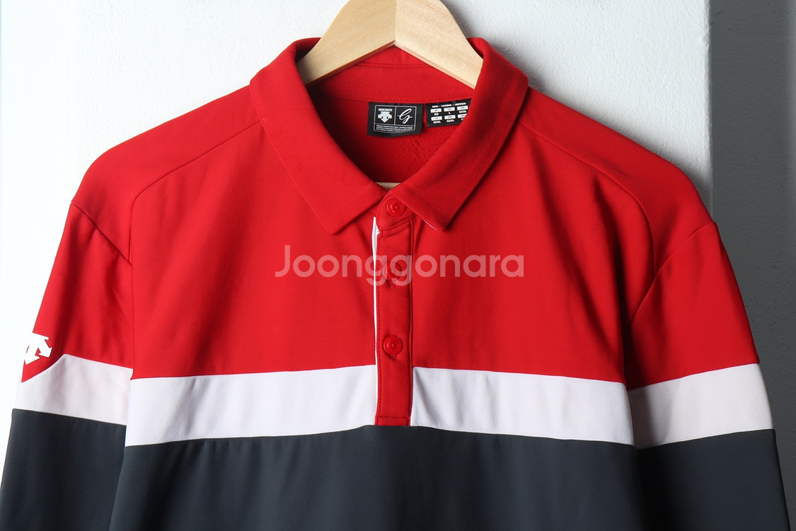 (2XL) 데상트 카라 긴팔티셔츠 빅사이즈 기능성--2