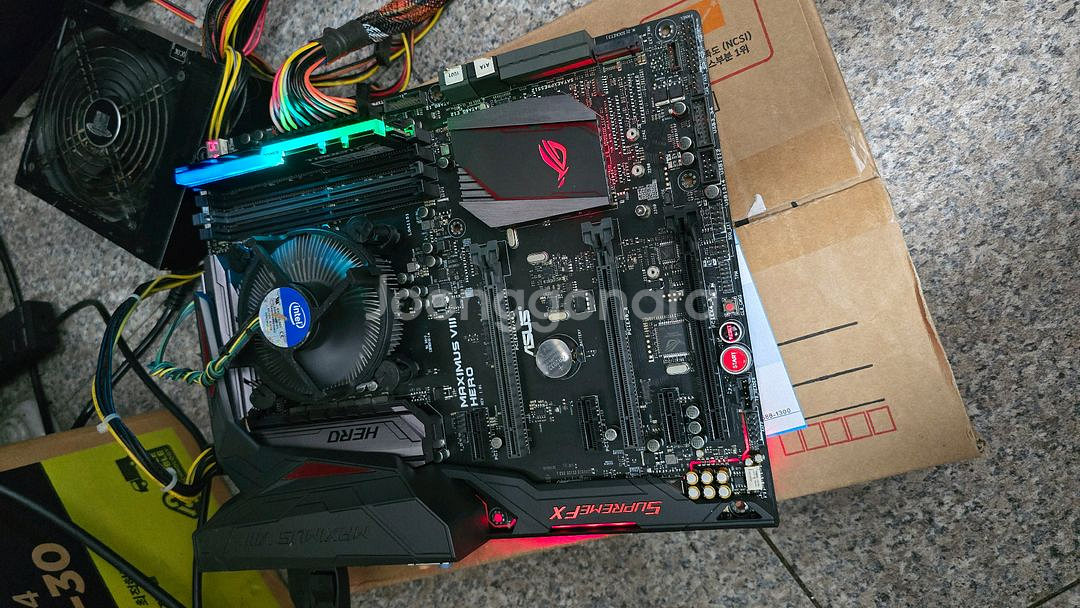 i7 6700k + asus z170 막시히어로--4