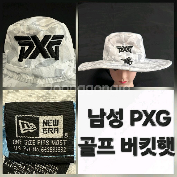 남성 PXG 뉴에라 FAIRWAY골프 버킷햇 모자--0