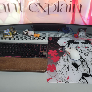 엉클판다 시 Si 게이밍 유리 마우스 패드 컨트롤