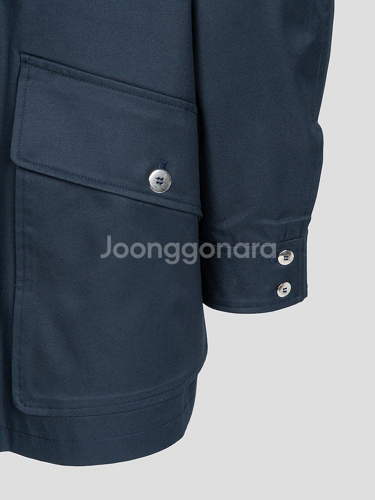 CORDERAShort Trench Coat - Nav--3
