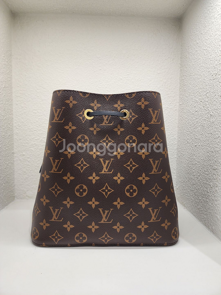 루이비통 네오노에 모노그램 MM 버킷백 브라운--2