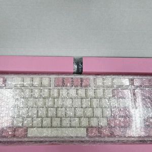 무접점 키보드 앱코 KN01C 핑크 45g
