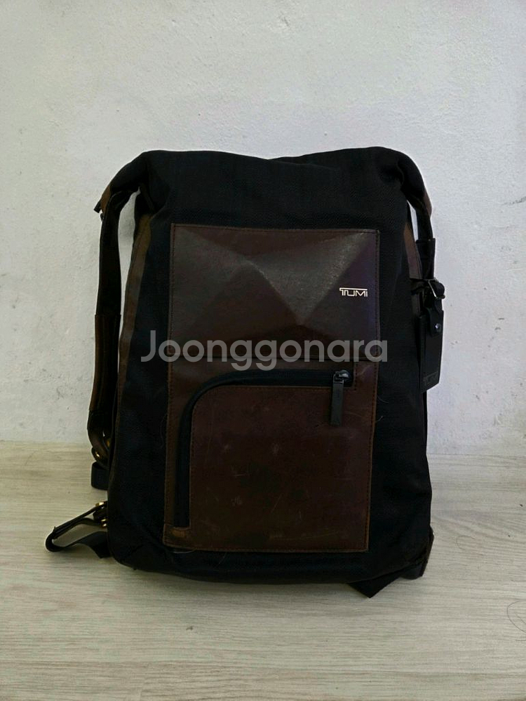 투미 드로르 가죽 백팩--0